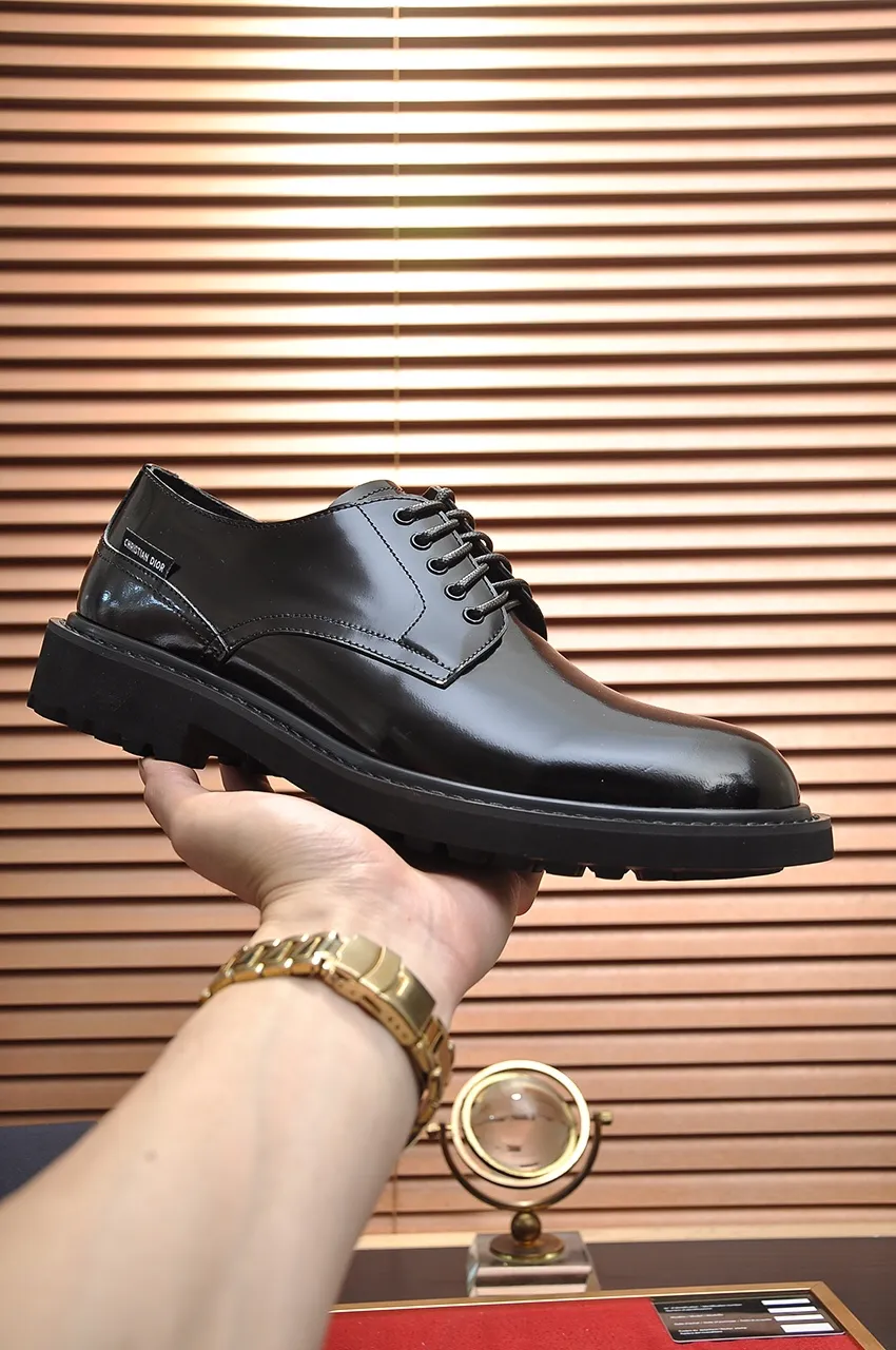 Men's shoes 💰700💶[Dior] (water-dyed cowhide lining) Dior original 1:1 high-quality factory, imported original materials, imported raw cowhide, water-dyed cowhide lining, original TPU outsole, code number: 39-44 (customized at 38.45)